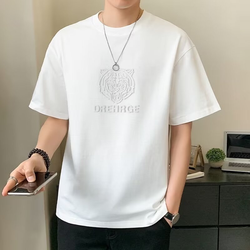 T-shirt à demi- Manches de taille plus grande