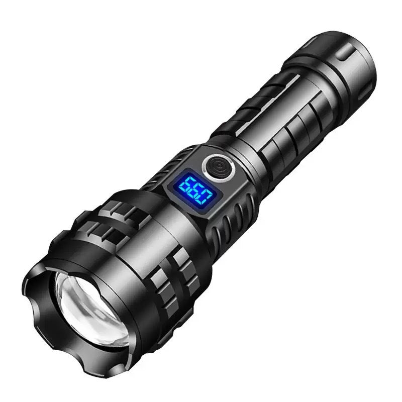 Lampe de poche laser blanche Charge laser blanche Indicateur d'état alliage d'aluminium