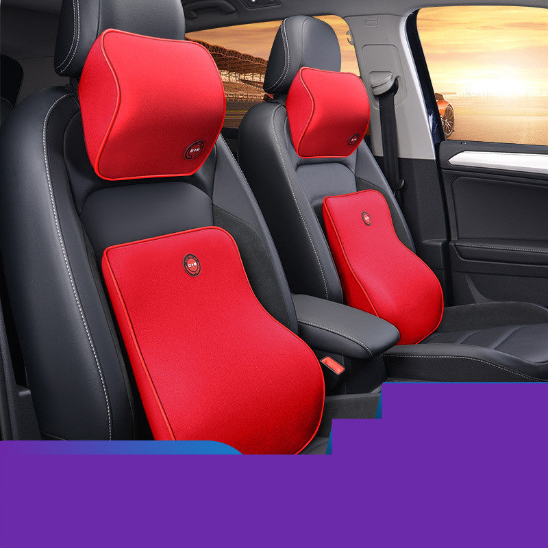 Car Armrest Neck Protector Backrest Car Seat Lumbar Pillow Memory Foam Pillow