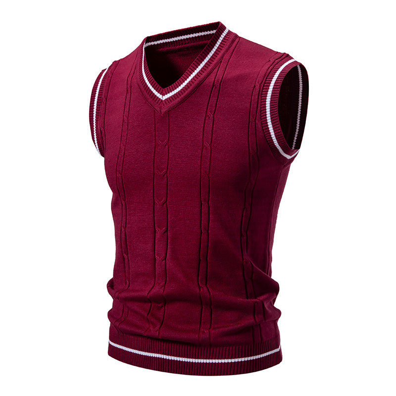 AutomneHiver Hommes Mode tendance Vest Chandails