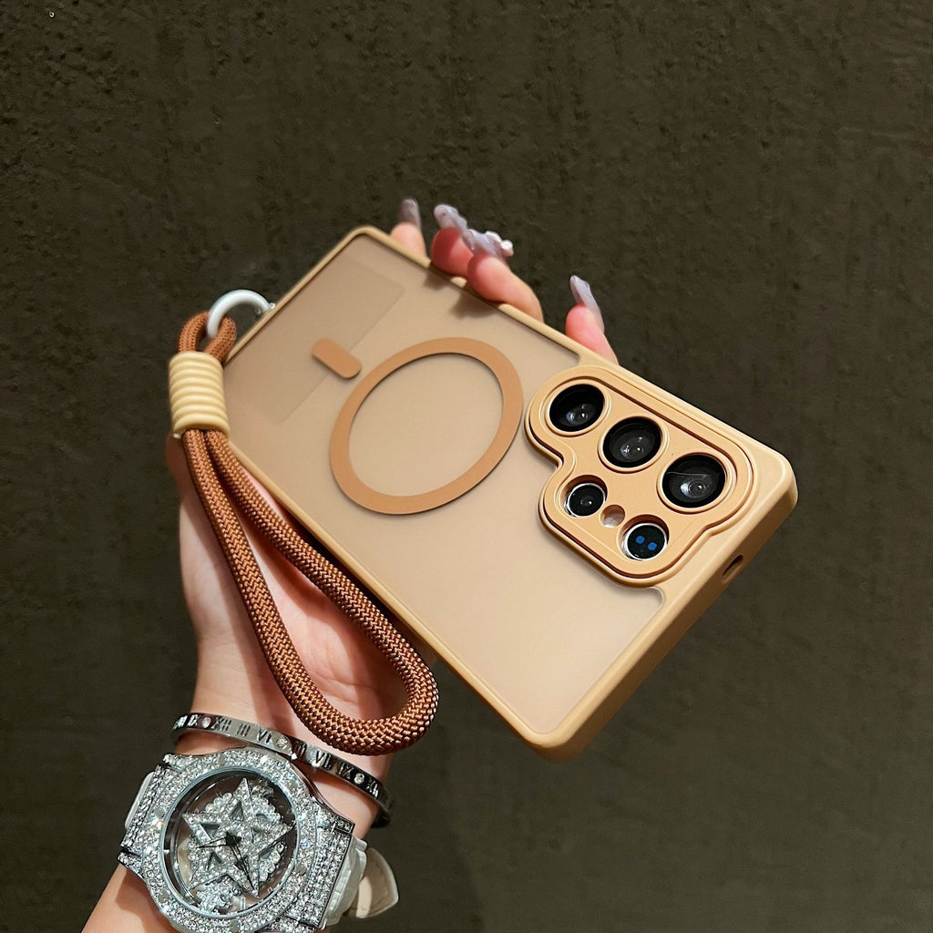 Étui de téléphone magnétique à bande de sable Yadun