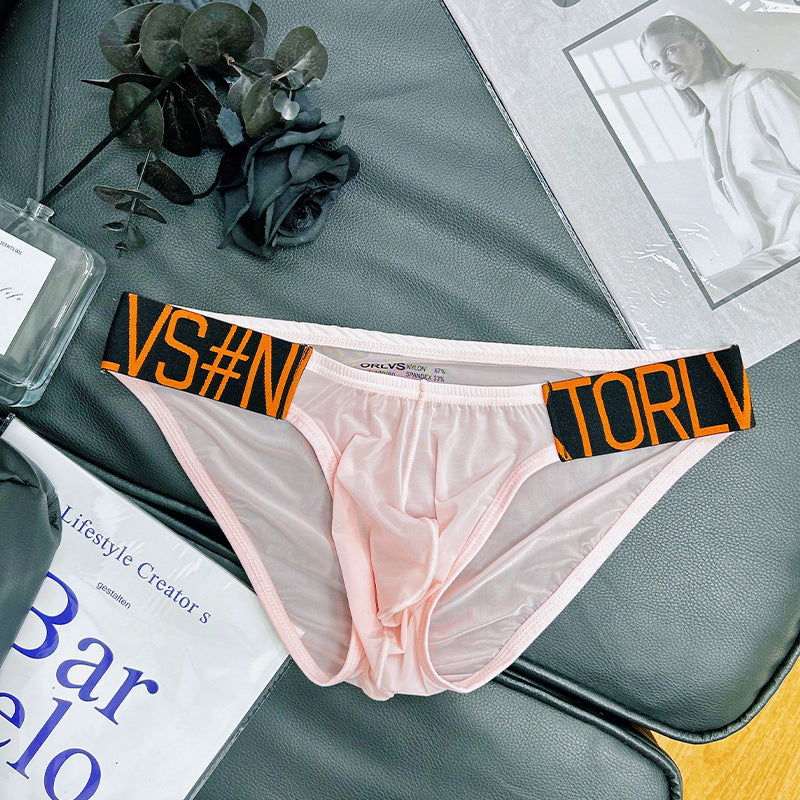Slips hommes transparents High Fork Sports Low Waist Panty