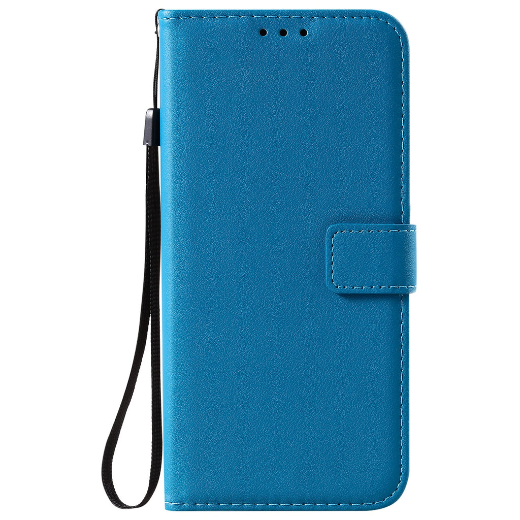 Solid Color Business cuir Flip carte étui de téléphone