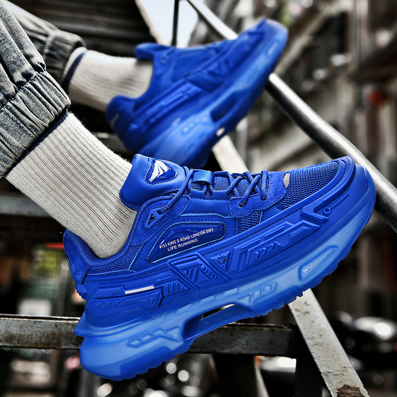 Popcorn Platform Running Sneakers Casual Bas Top Qiankun Roue Mecha Chaussures