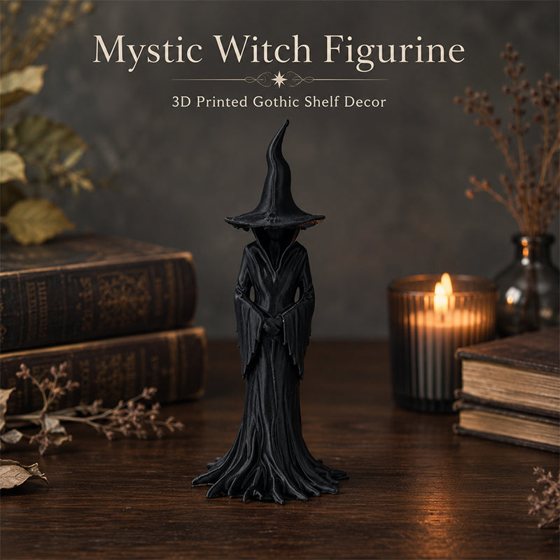 Figurine sans visage de sorcière mystique