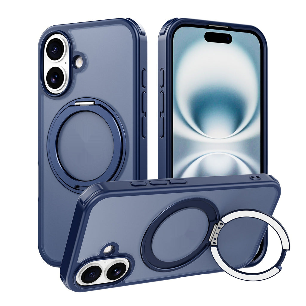 Magnetic car phone holder with non-slip airbag