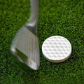 Balle de golf plate en vrac blanc unique