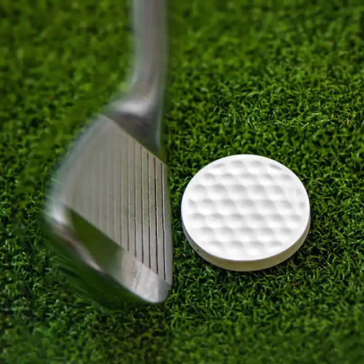 Balle de golf plate en vrac blanc unique