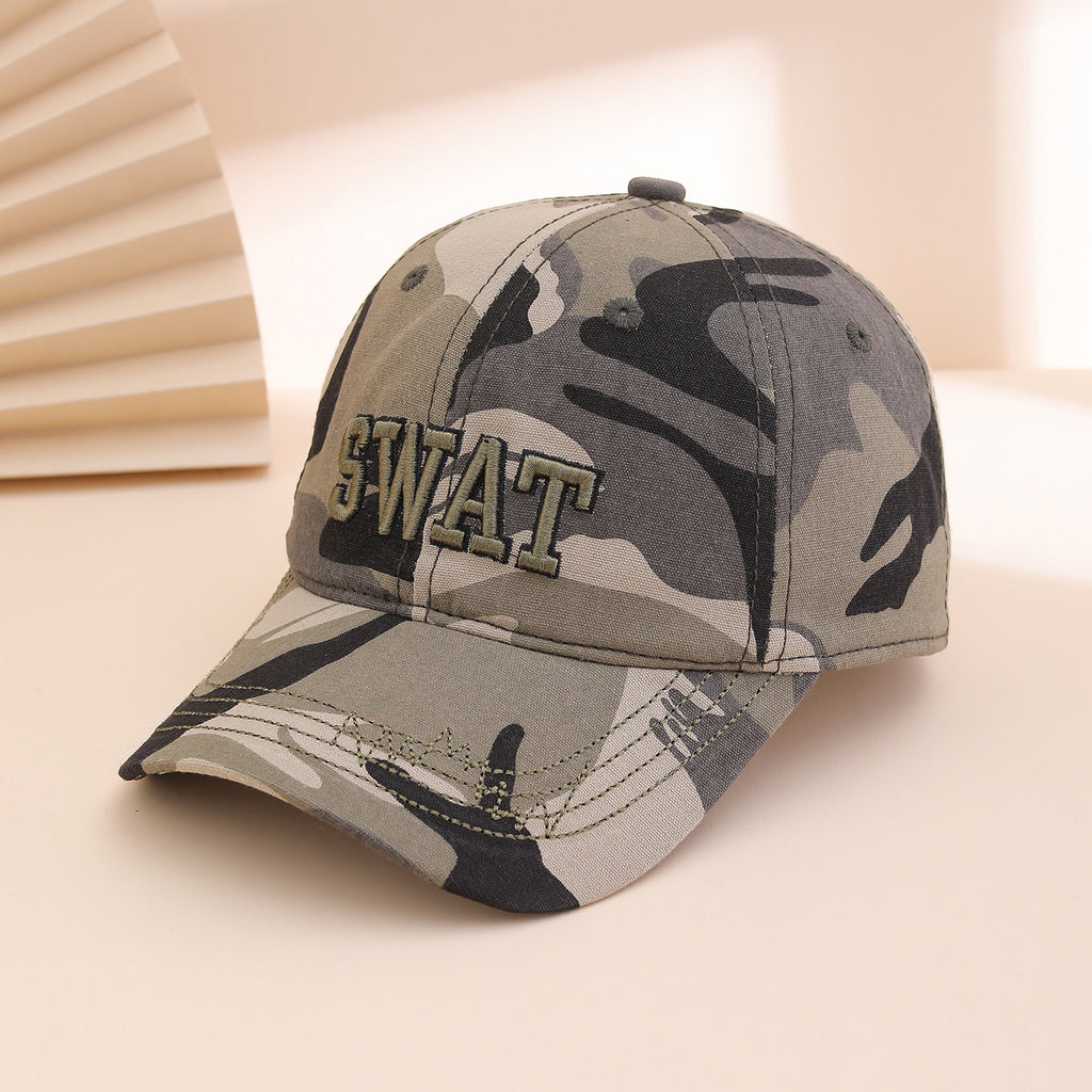 Casquette de baseball convertible casual mode avec lettres brodées