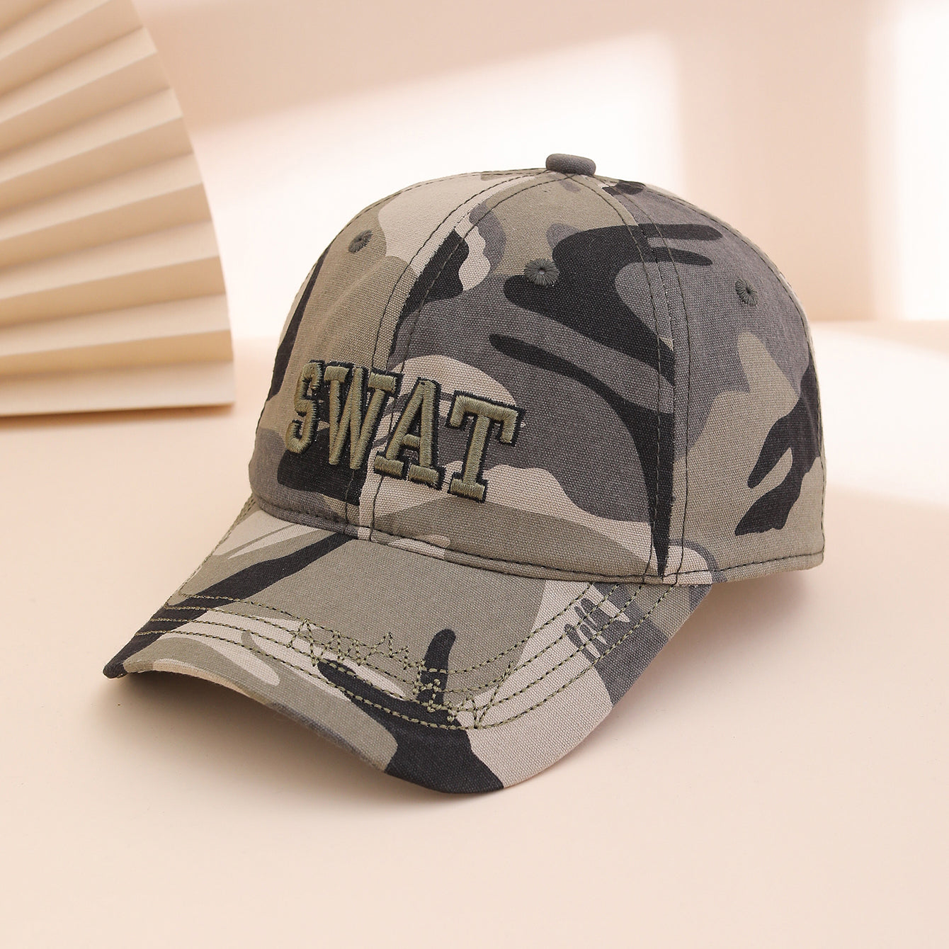 Casquette de baseball convertible casual mode avec lettres brodées