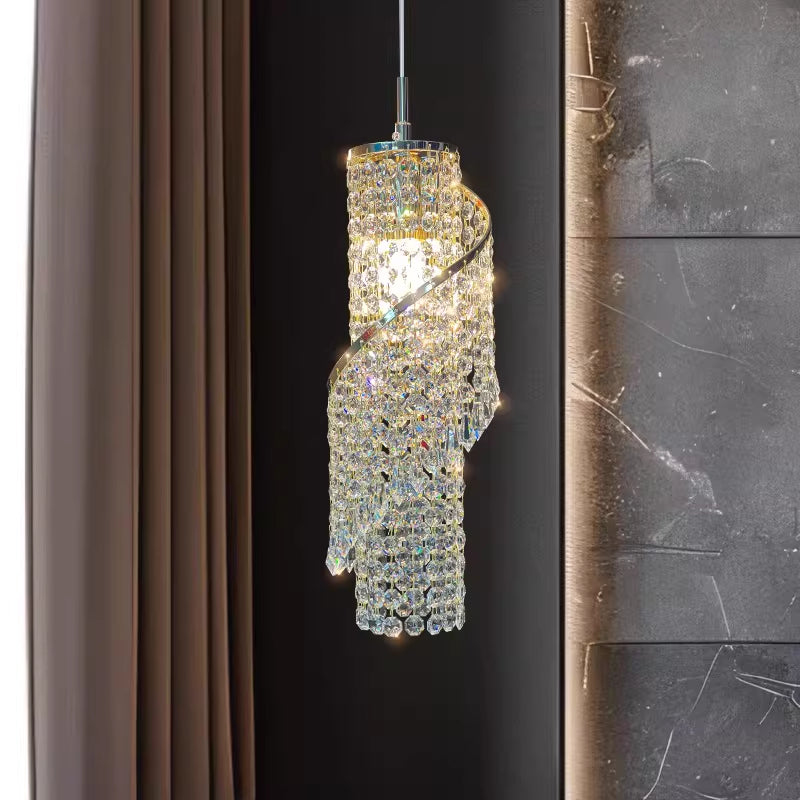 Luxury luxe de style français décoratif Tassel Crystal Lustre