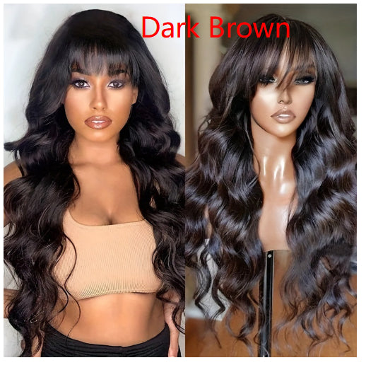 AliExpress Foreign Trade Long Wavy Full Head Wig