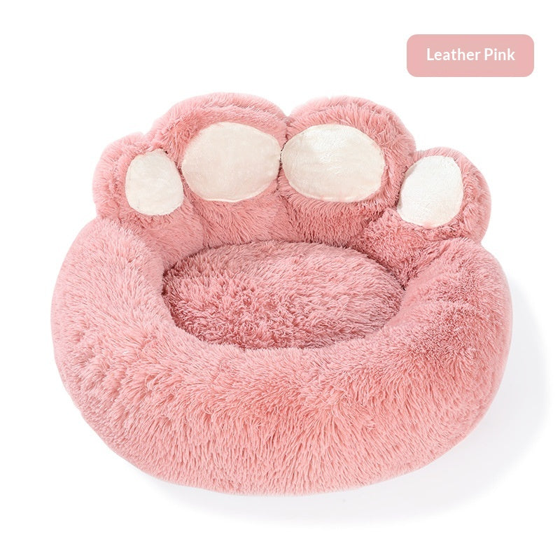 Nid de patte d'ours chaud en hiver