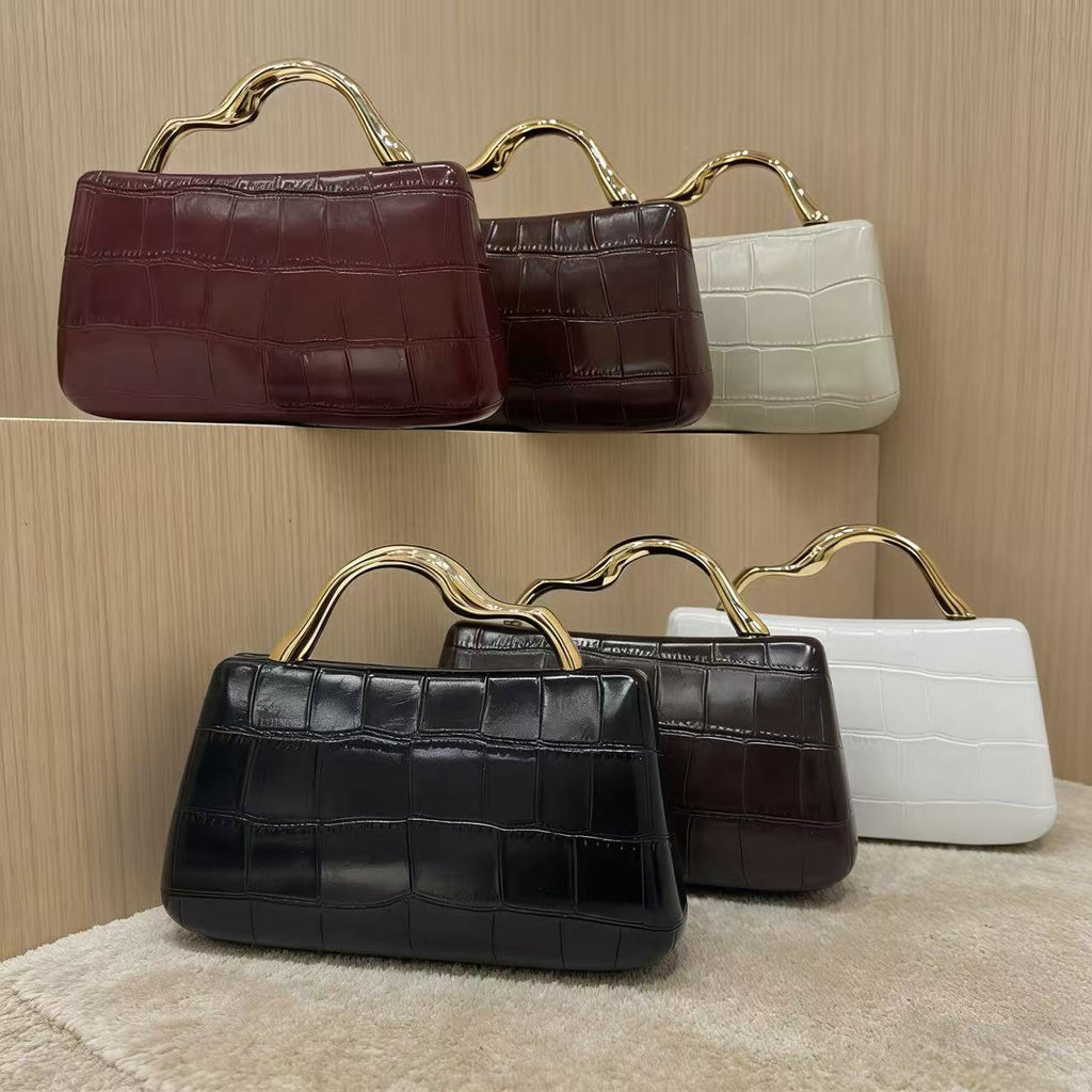 Sac de soirée en PU structuré et abordable pour femmes