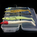 Seluya Tête de plomb Crochet doux poisson Bionic Bait Set