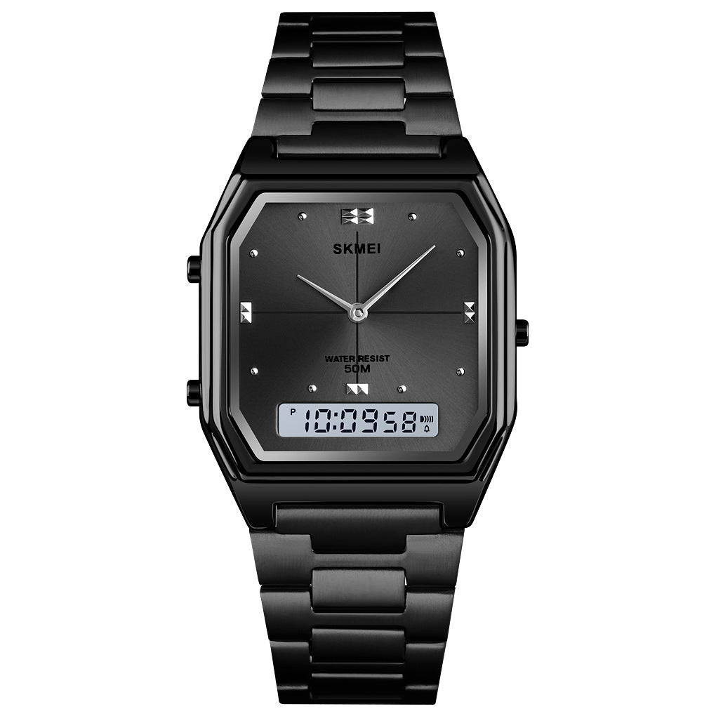 Homme Multifonctionnel Sports Imperméable Alarme Montre électronique