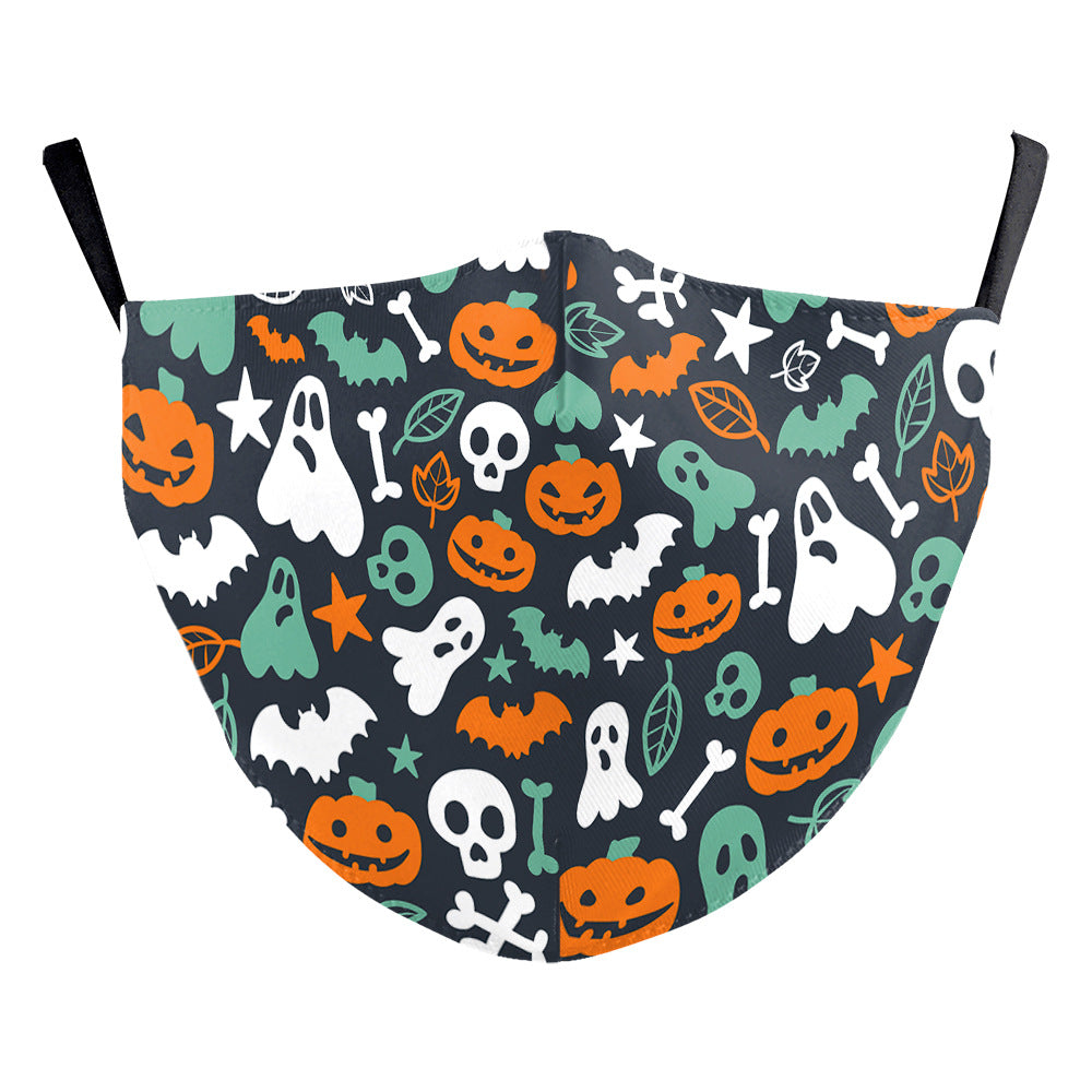 Masque de poussière Halloween Clown drôle Horreur créatif double couche