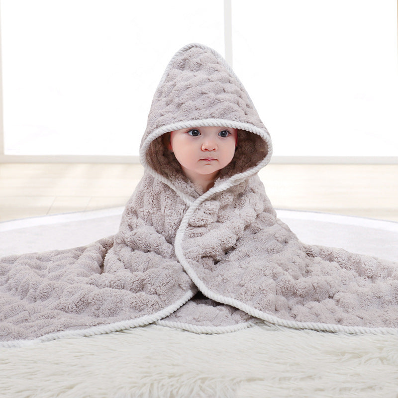 Couverture de toilettage à capuche pour enfants