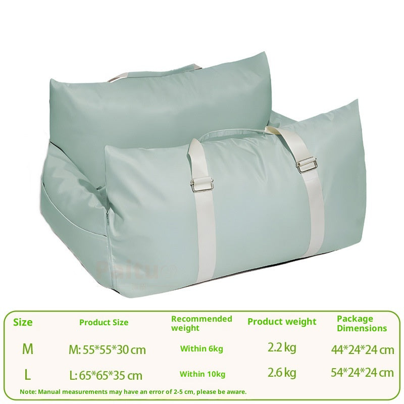 Car Kennel imperméable antidérapant antidérapant antidérapant sac d'animal amovible