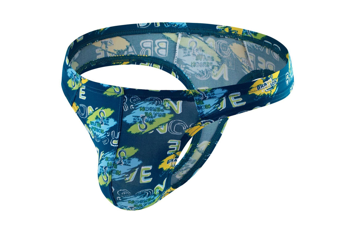 Men's breathable nylon printed shorts