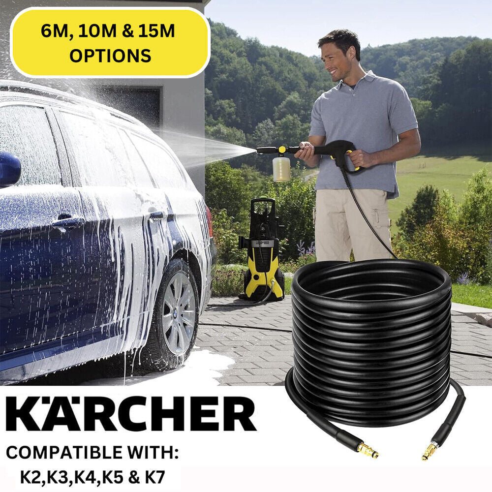 Tubes de tuyau d'extension 6M 8M 10M pour laveuse haute pression Karcher K2 K3 K4 K5 K7