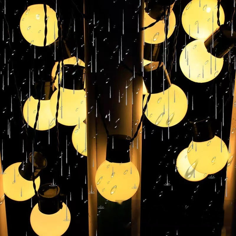 Atmosphère extérieure Lumières à cordes à énergie solaire