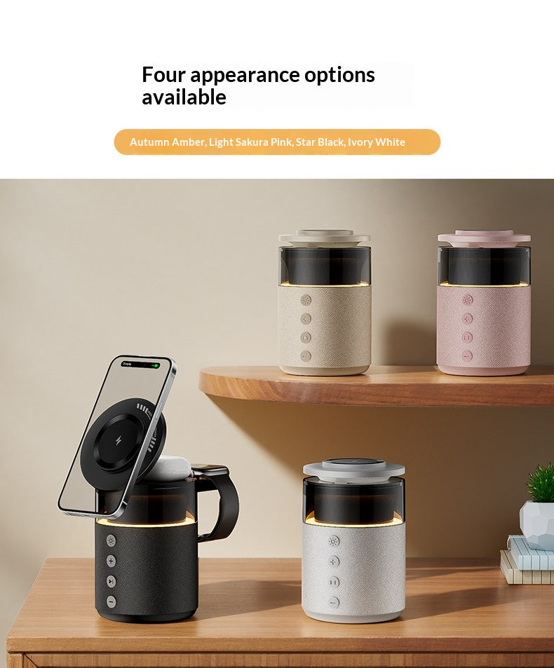 Chargeur de téléphone sans fil pour garçons et filles Haut-parleur Bluetooth multifonctionnel comme une Valentine