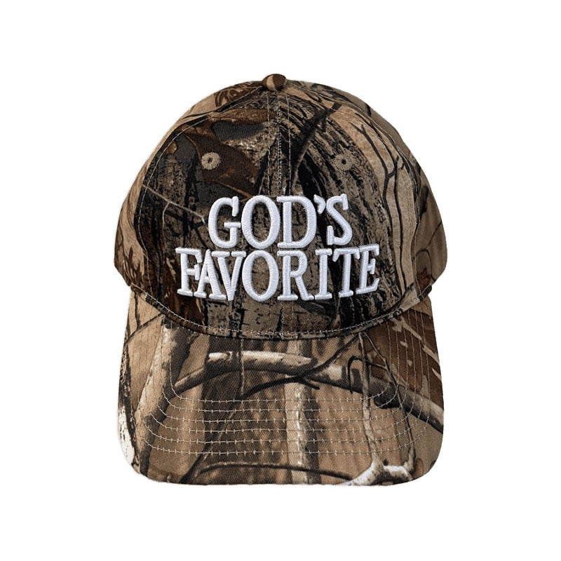 Niche Retro Camouflage Casquette de baseball Super cool et tridimensionnelle