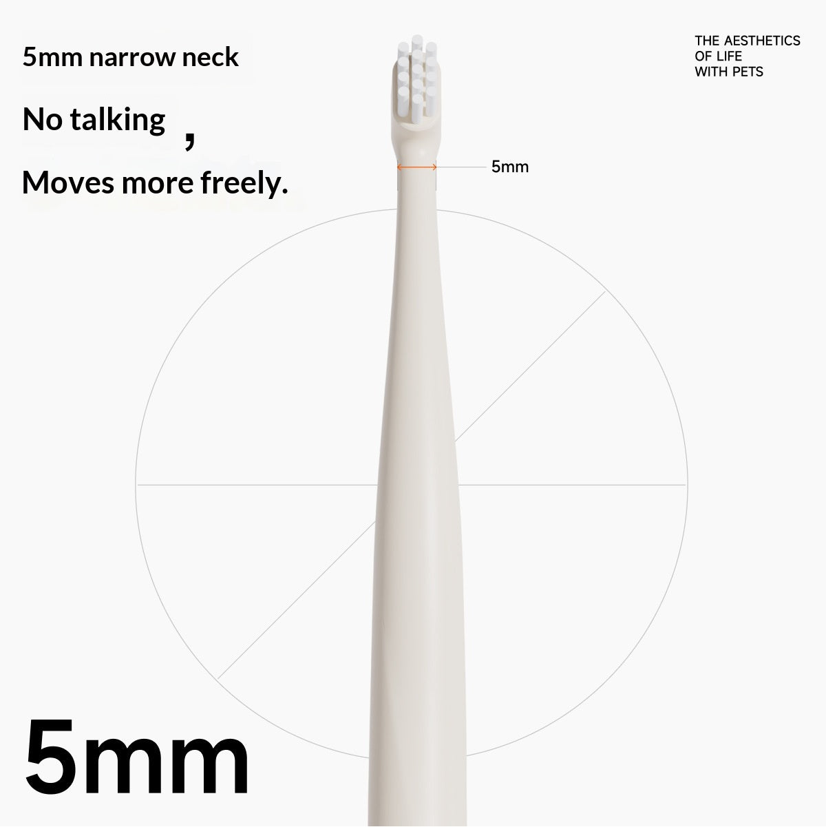 Brosse pour supprimer la plaque et prévenir le tartre
