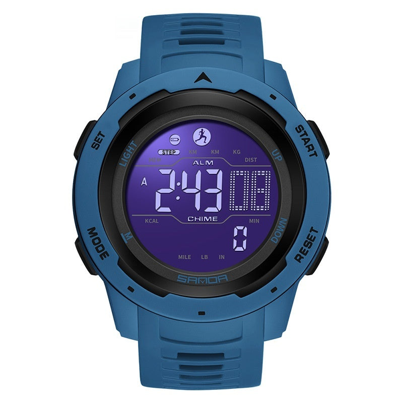 Sanda Calories Imperméable Multifonctionnel Shockproof Smart Homme et Femmes Montre