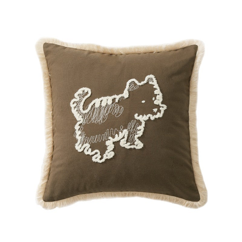 Homestay-style Canapé Salon Toile de coton Oreillers jet