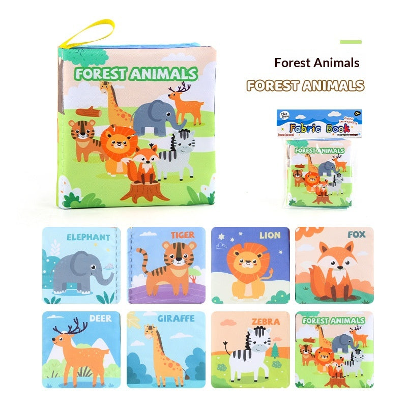 4 Pages 8 Côtés Livre de vêtements pour bébés Jouets éducatifs à l'épreuve des déchirures