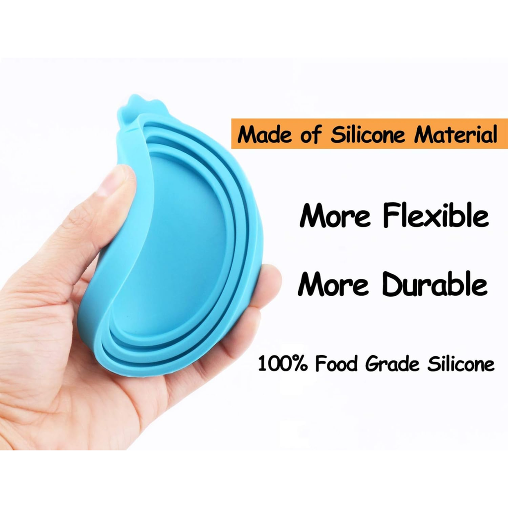 Aliments pour animaux de compagnie peuvent couvrir silicone can lids pour chiens et chats