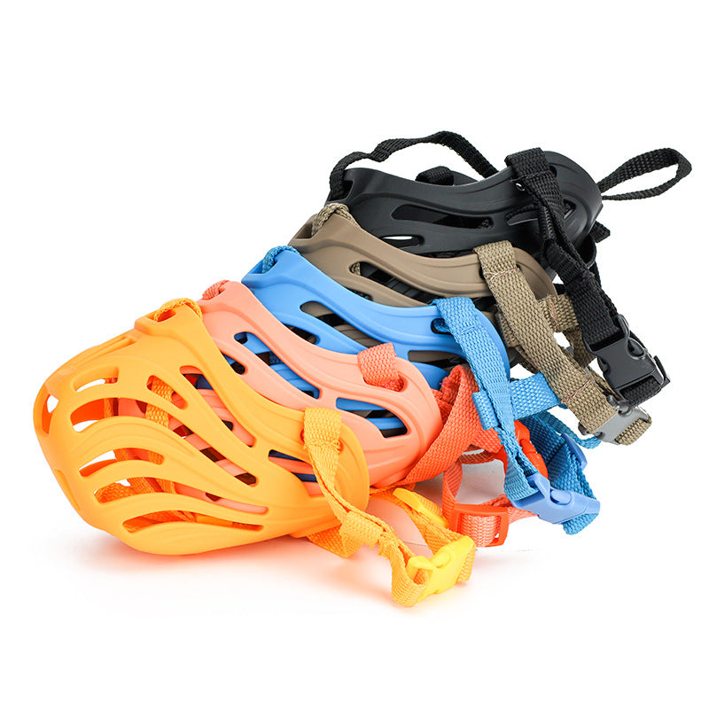 Masque de protection pour chien confortable en silicone