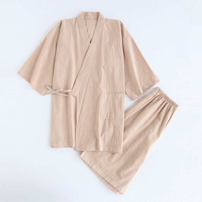 Pyjamas à manches courtes pour hommes japonais Kimono