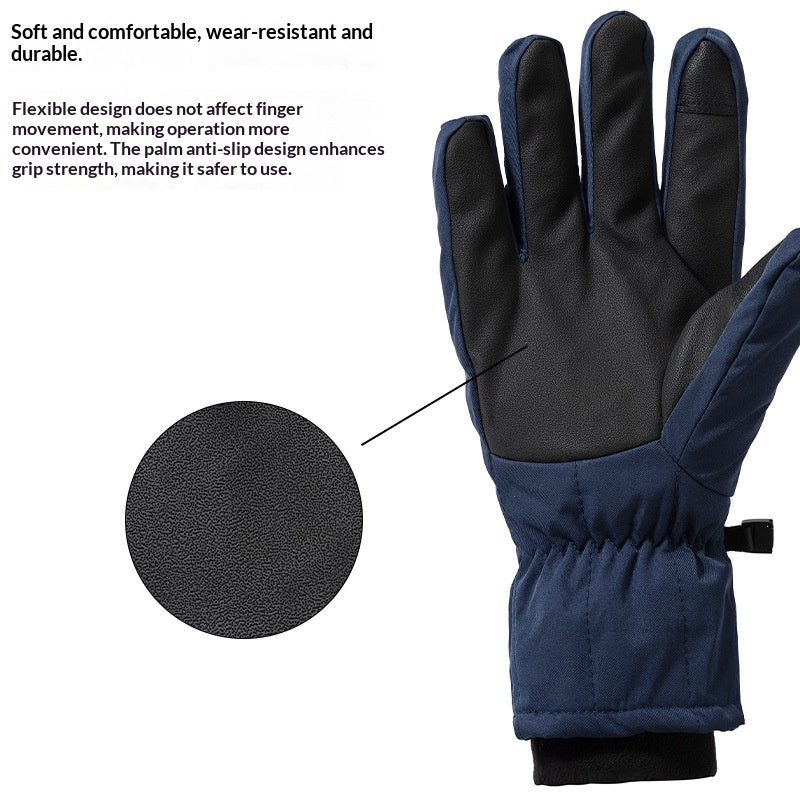 Gants d'écran tactile Hiver Windproof Plus Velvet Gants chauds Ski Outdoor Cycling Gants Ma