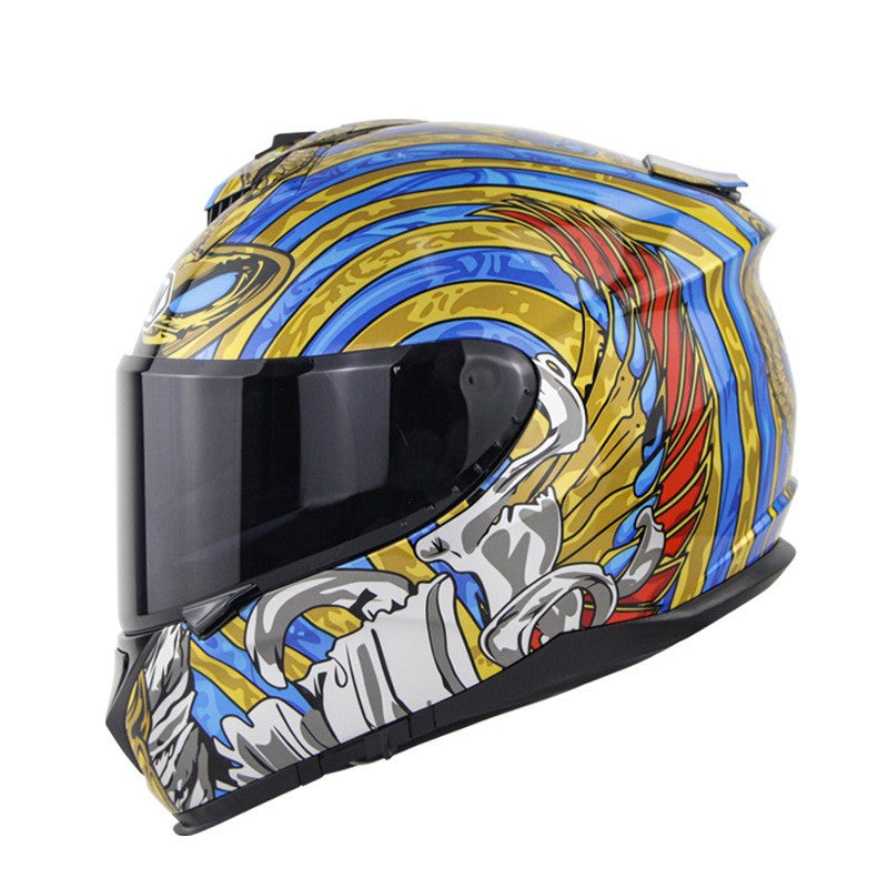Casque de moto Full Face Riding Double Lens Casque de moto Full Cover