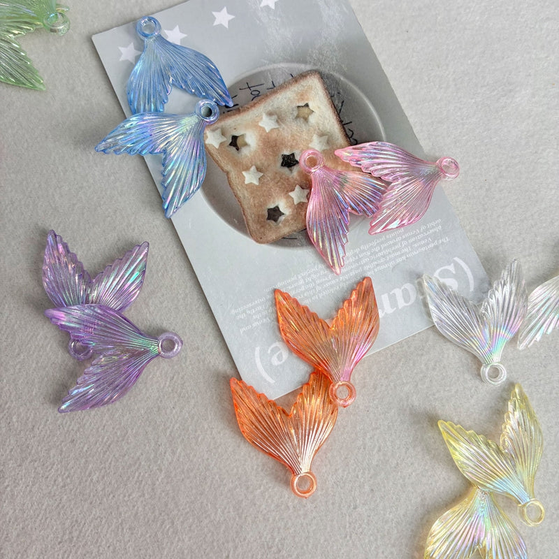 Perles de queue enduites d'acrylique