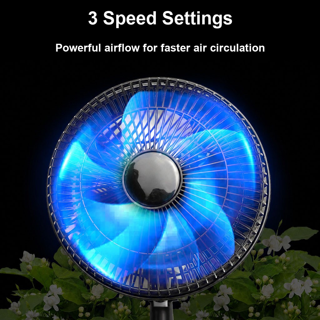 Ventilateur de pince à serre oscillant 3 vitesses de croissance Ventilateur de tente Ultra-Quiet