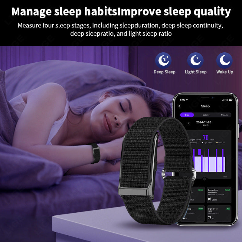 Élégant et polyvalent en plein air Smart Watch Health Detection Fitness Exercice