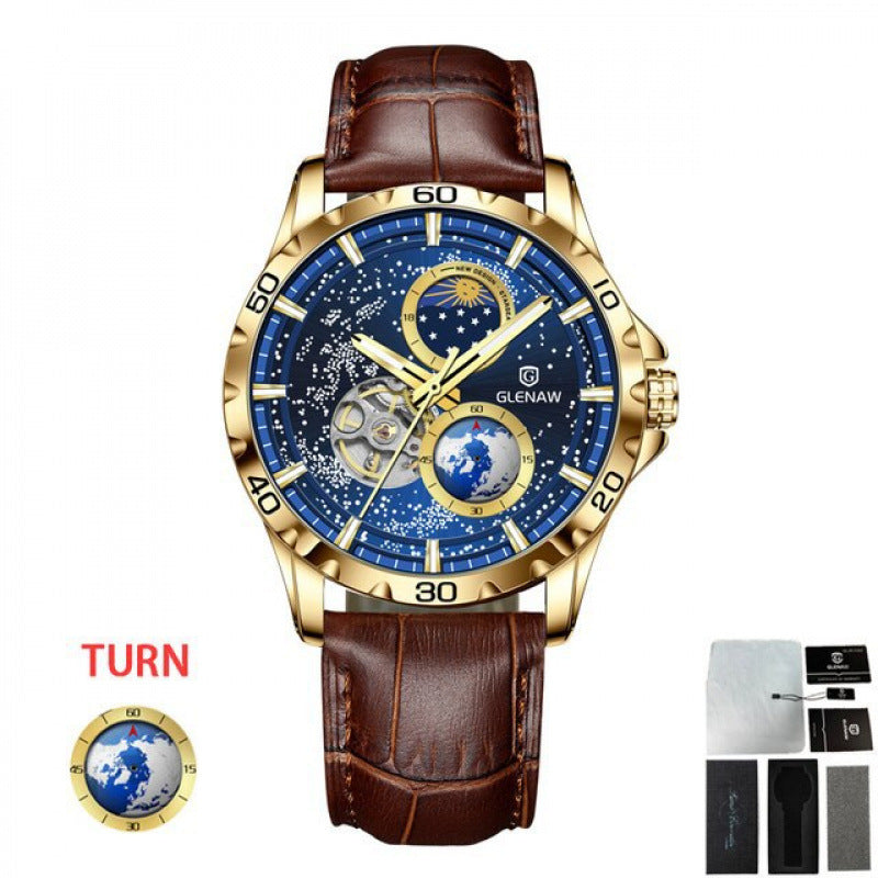 Montre Quartz en acier inoxydable simple pour homme