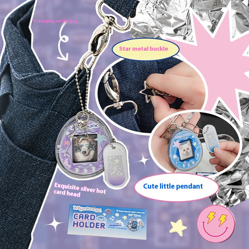 American Retro Pendentif Star-chasing Mini Camion Mini Porte-carte