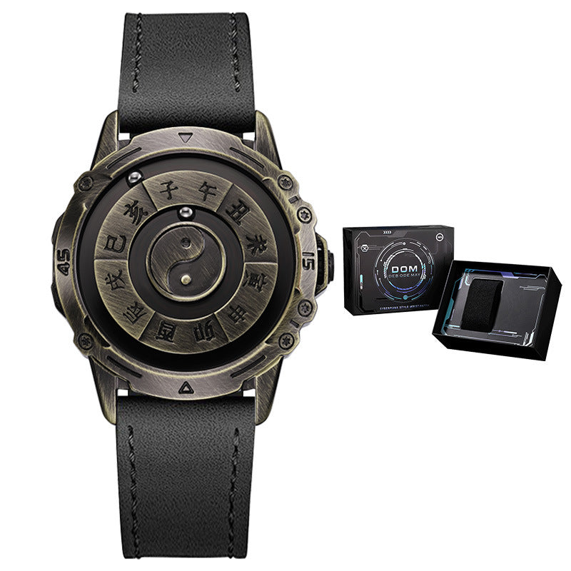 Bagua Maglev boule magnétique montre 12 heures