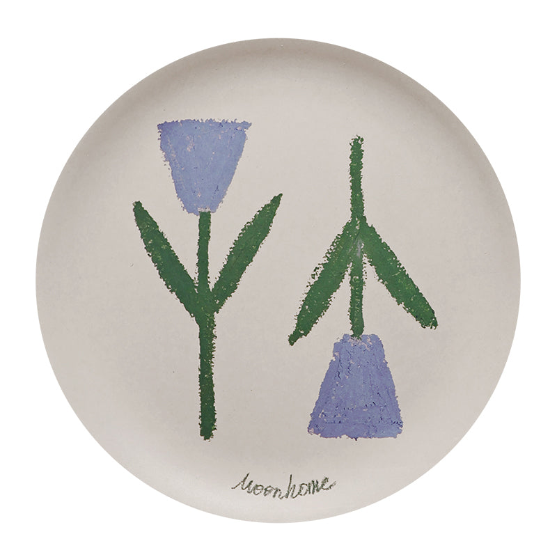 Artist Bamboo Fibre Diner Plate Picnic Camping