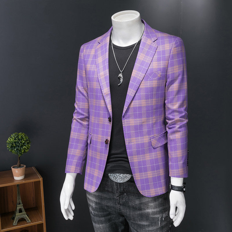 Veste de costume mince fashionable homme