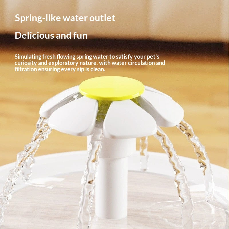 Fontaine d'eau pour animaux de compagnie filtrant automatique pour chats et chiens