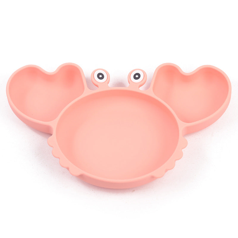 Plaque de coutellerie fractionnée en silicone pour nourrissons