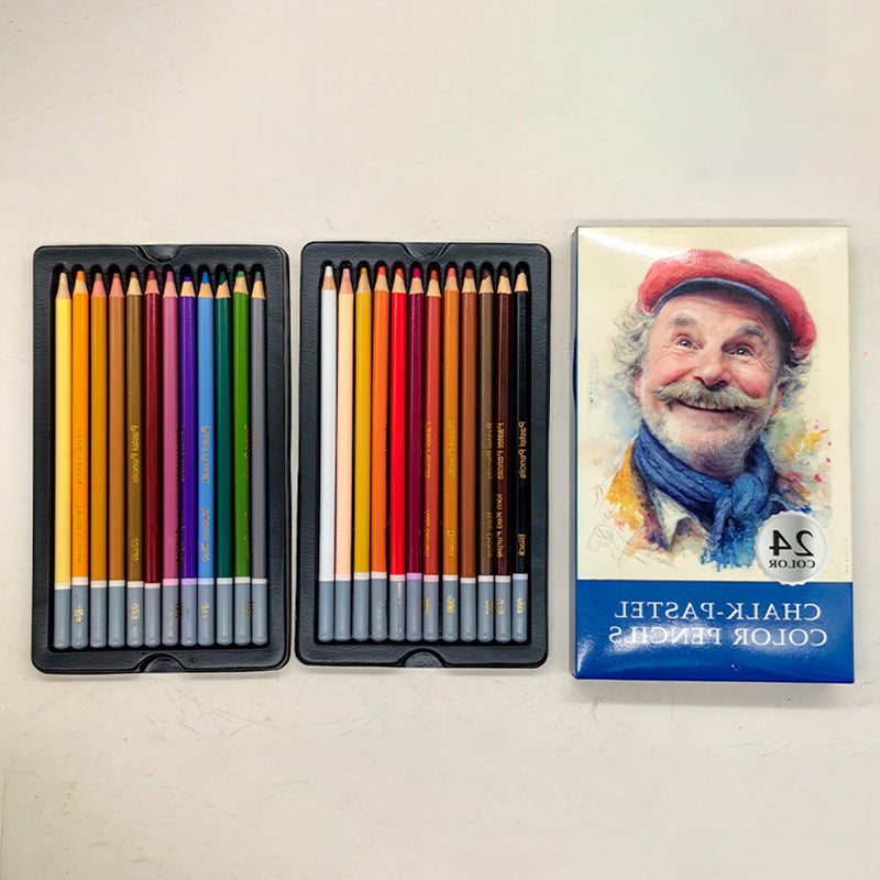 18 Colors Hexagonal Oil-Based Colored Pencils