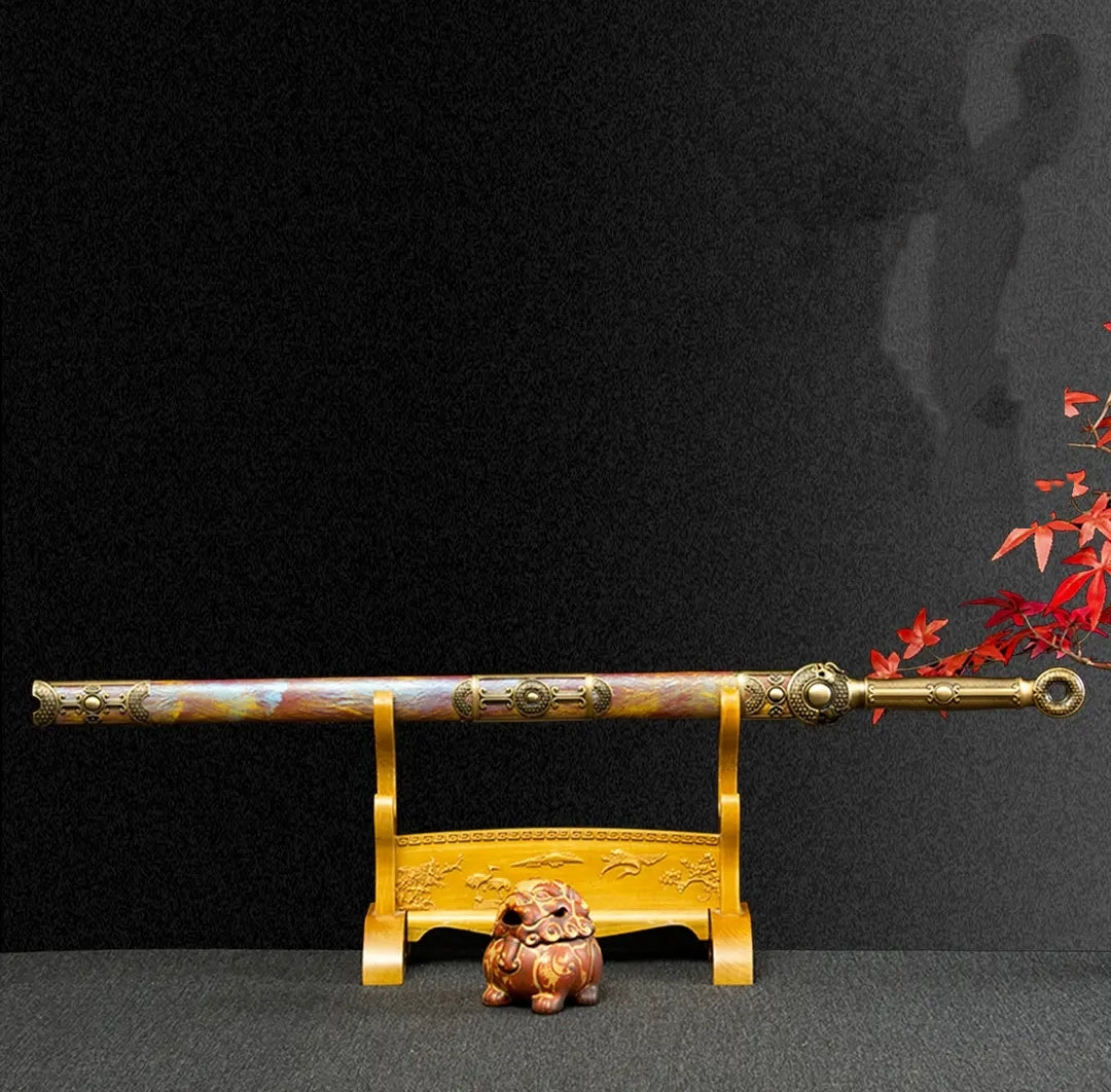 Jinsheng Integral Precious Sword High Manganese Steel Collection d'armes à froid auto-défense-