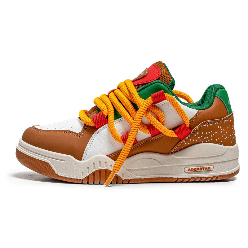 Hamburg Fries Sports d'été Casual Retro Chaussures de haute taille